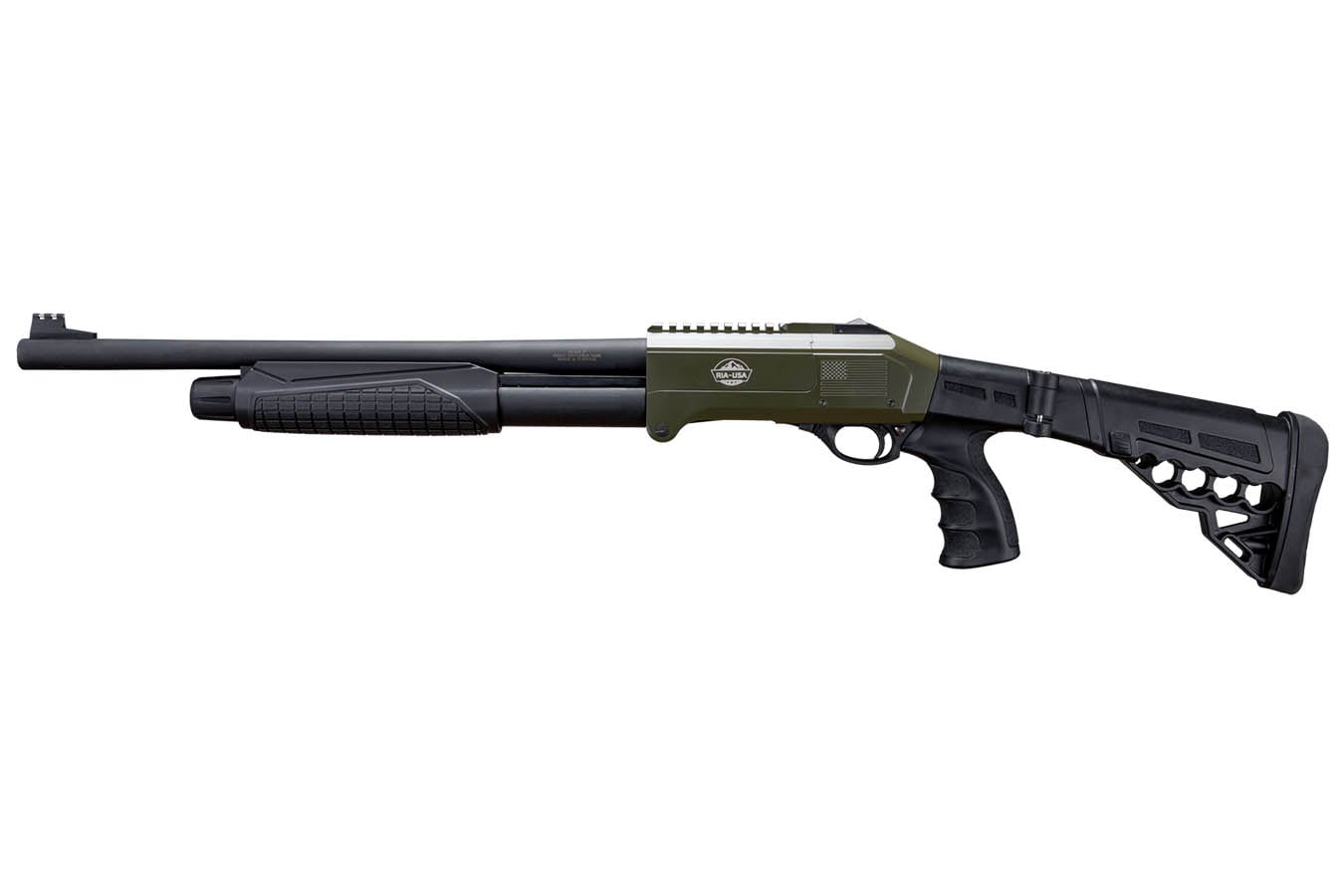 ROCK ISLAND ARMORY PK-12 Pak-Out Long 12-Gauge Pump-Action Shotgun with Folding Design